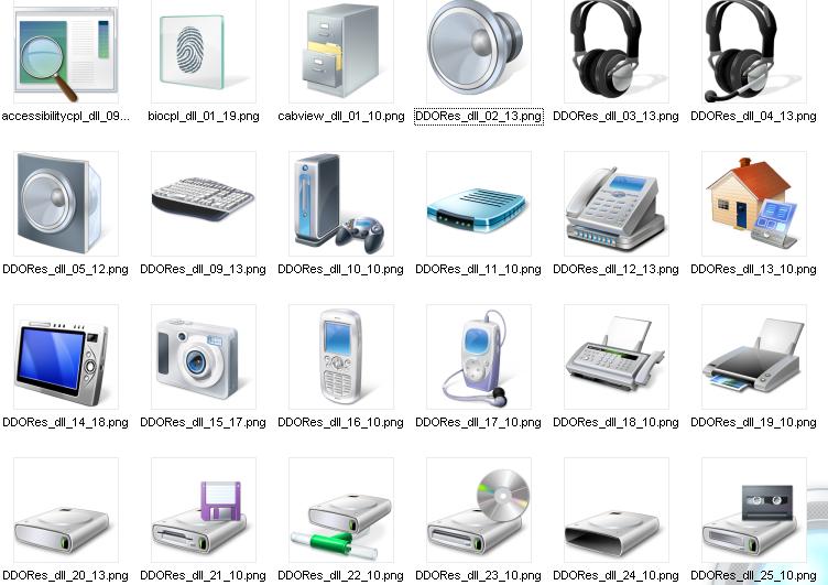 Iconos De Windows 7