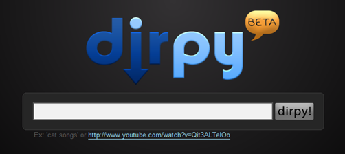 Dirpy, descarga audio de videos de Youtube