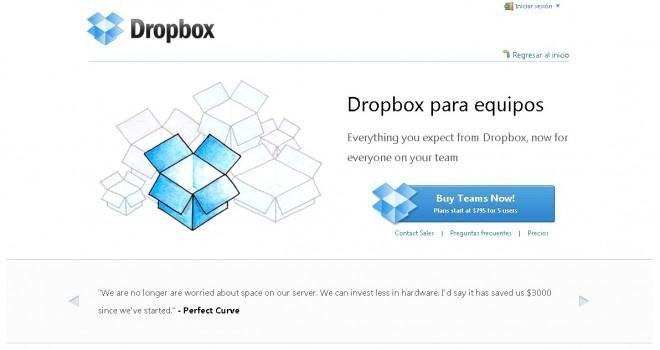 Dropbox for teams