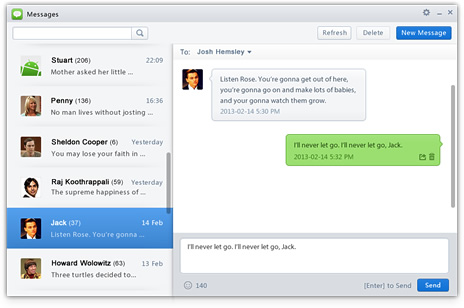 Airdroid SMS