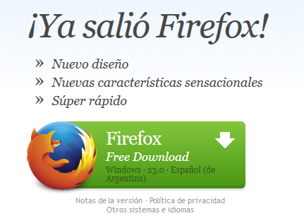 Firefox 23